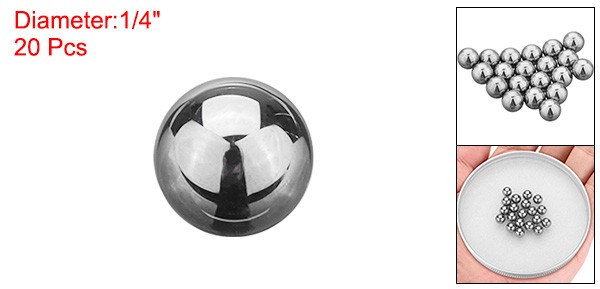 20pcs Tungsten Bearing Balls 1/4″ Tungsten Carbide Precision Ball G5 Grade