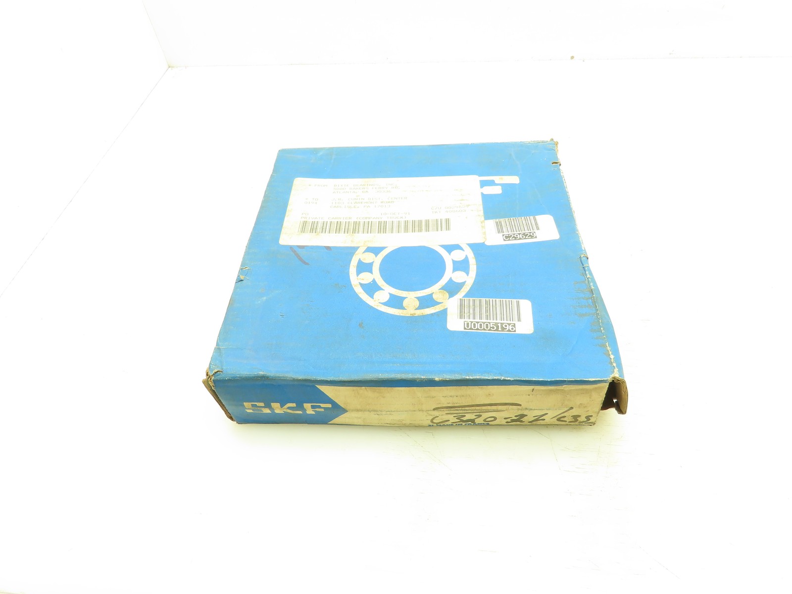 SKF 6320-2Z/C3S1HT51 Radial/Deep Groove Ball Bearing 100mm ID 215mm OD 47mm Wide