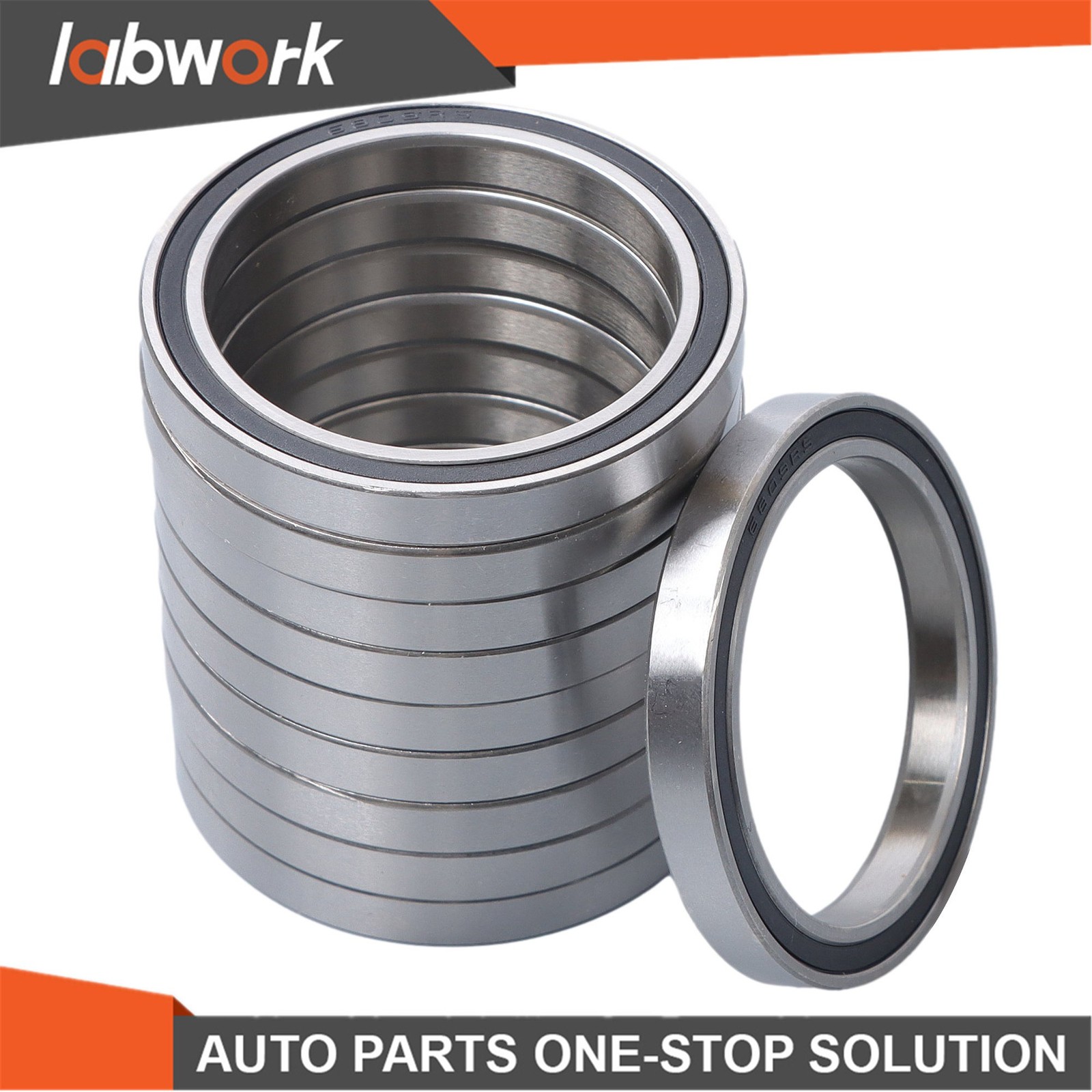 Labwork 6809-2RS 61809-2RS Bearings 10pcs 45x58x7mm Rubber Sealed Set