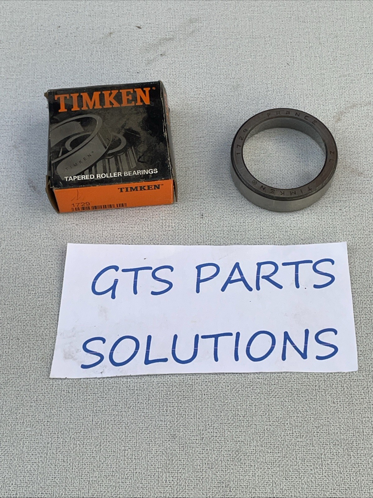Timken 1729 Tapered Roller Bearing Cup 2.2400 inch OD Made In France