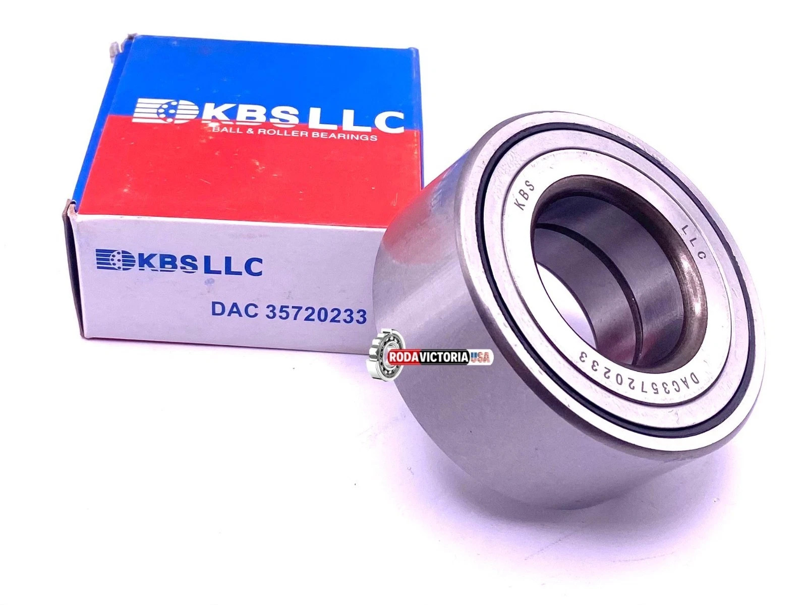 KBS DAC357233 Front Wheel Bearing, Metal Shielded 35x72x33 mm