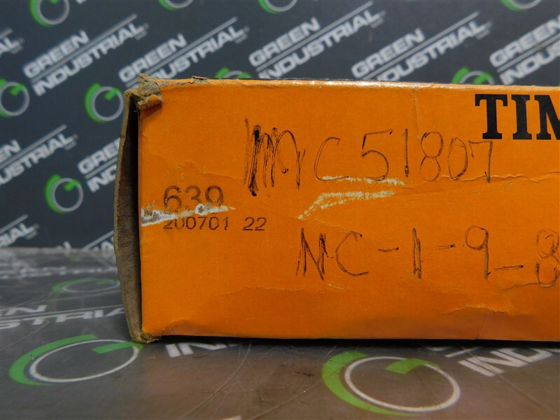 NEW Timken 639 Tapered Roller Bearing Cone 2 1/2in Bore 1.625in Width