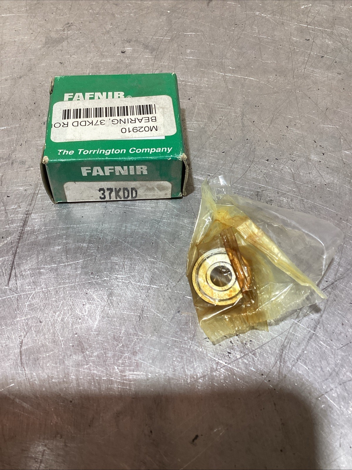 Fafnir 37KDD Shielded Bearing NOS