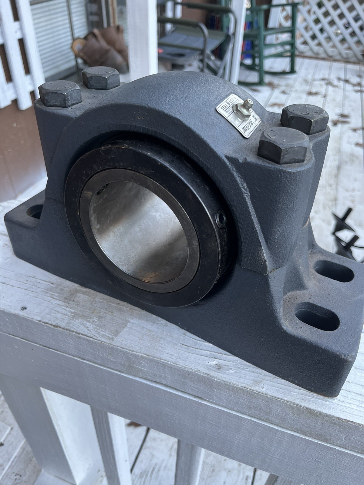 Sealmaster RPB 307-4 Pillow Block Bearing 550877 3-7/16″ 3-7/16 in Bore RPB