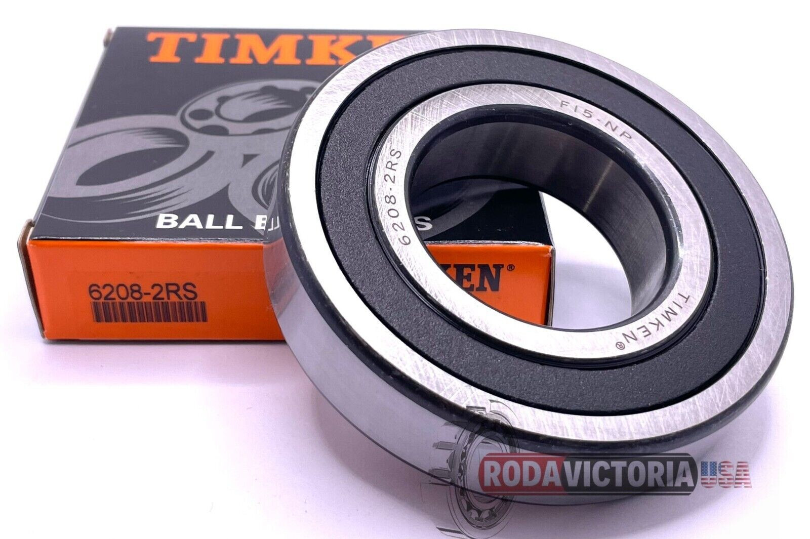 TIMKEN 6208 2RS C3 Deep Groove Ball Bearings 40x80X18mm. SAME DAY SHIPPING