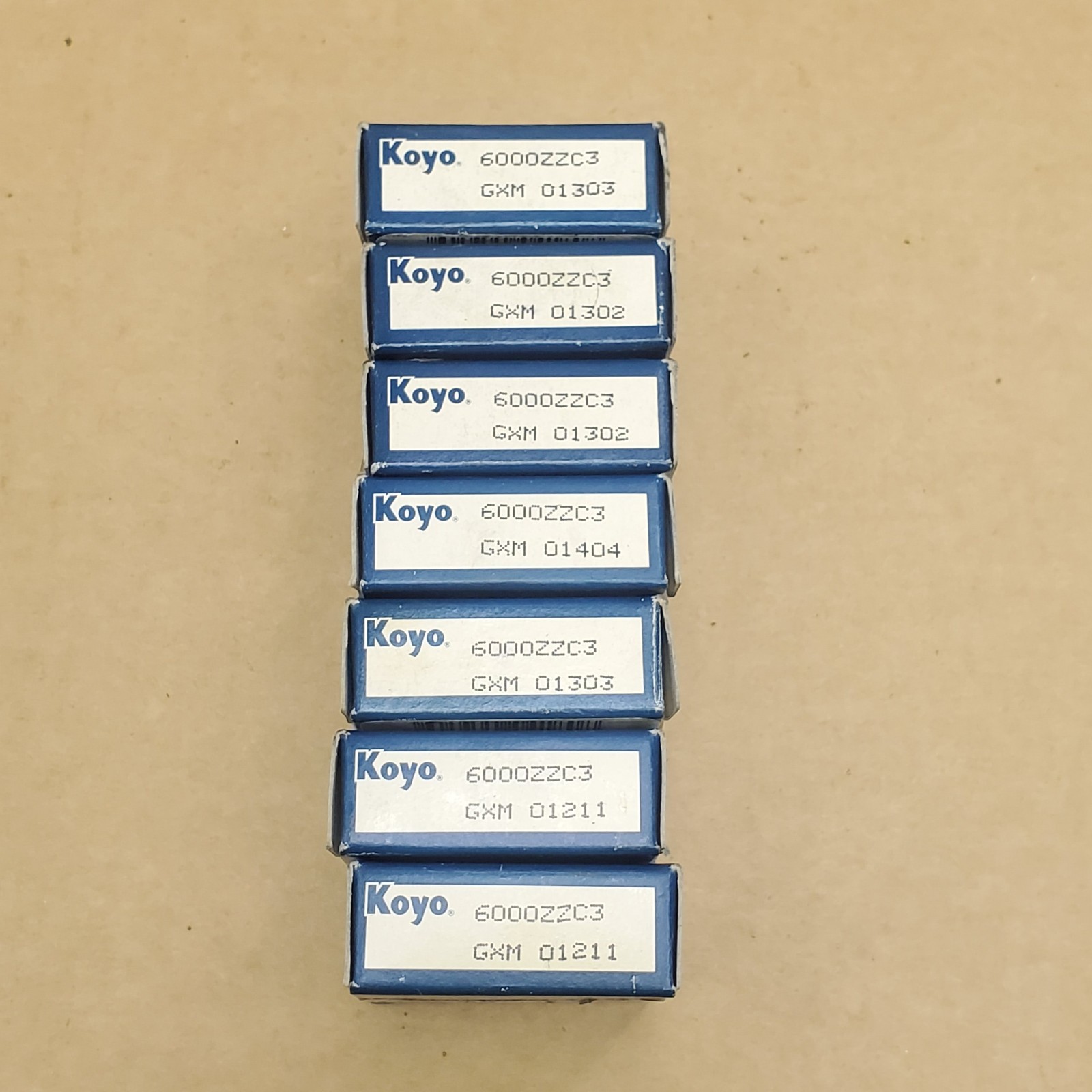 Koyo 6000ZZ Ball Roller Bearing 10 x 26 x 8mm – Lot of 2 -NEW & Ships FREE🚫🇨🇳
