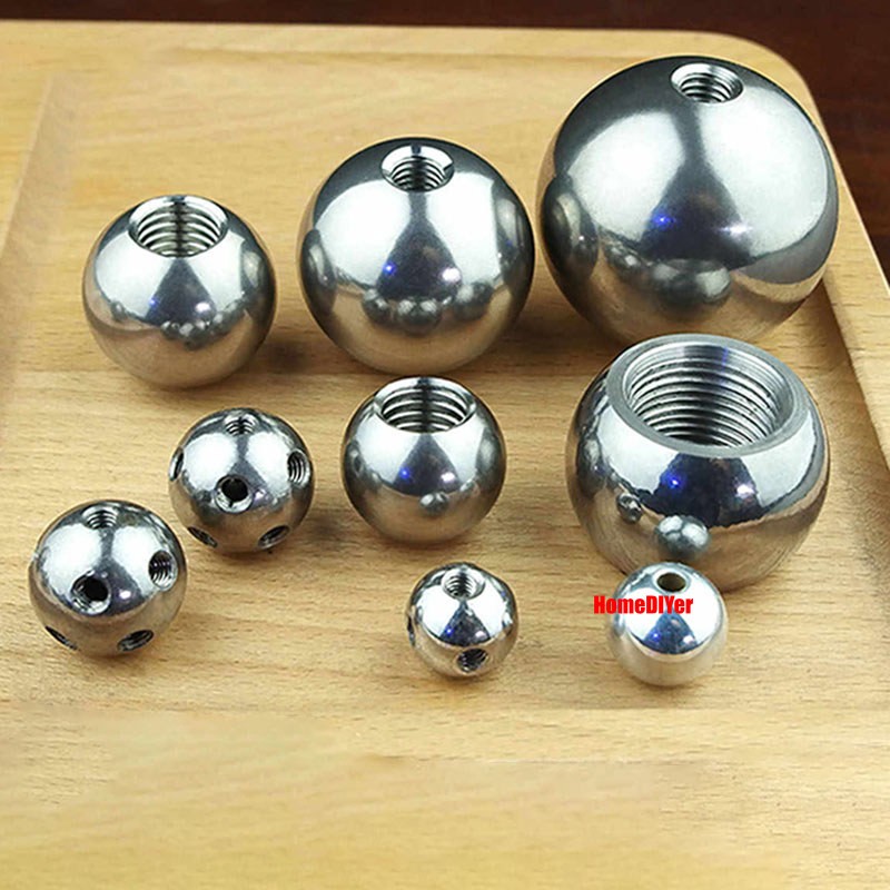 Stainless Steel Drilling Balls Female Thread M6 M8 M12 Blind Hole Ball Knob Nut