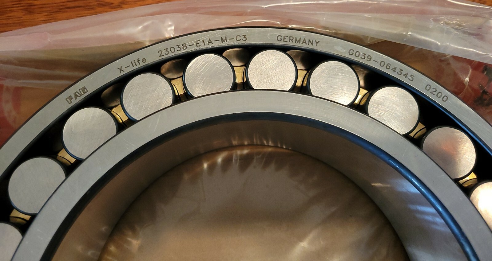 **NEW** Fag 23038-E1A-M-C3 Spherical Roller Bearing 190 x 290 x 75mm FREE SHIP