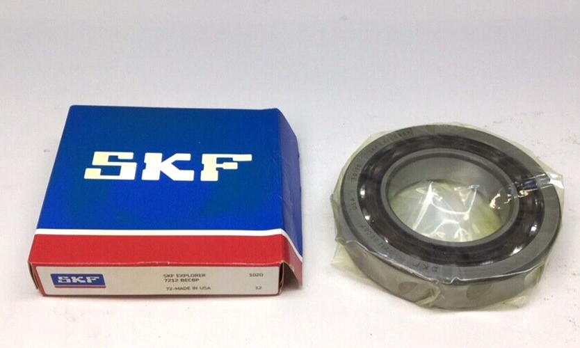 SKF 7212 BECBP Angular Contact Bearing 60mm ID X 110mm OD X 22mm W