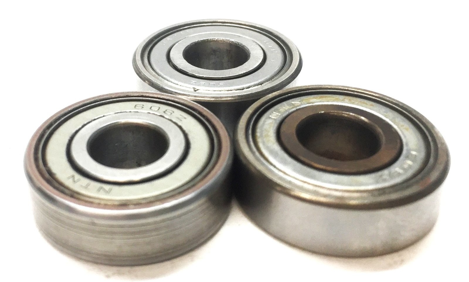 NTN Metal Shielded Ball Bearing (No Box) 608Z [Lot of 3] NOS