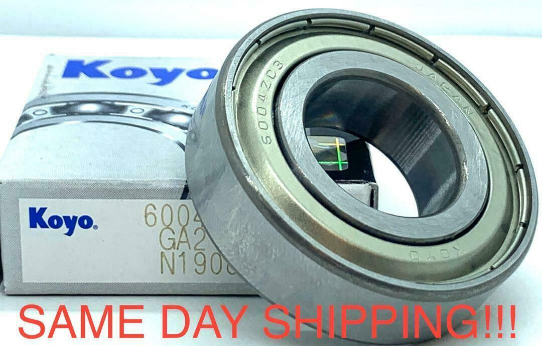 KOYO 6004ZZC3 BEARING METAL SEALED 6004 ZZ C3 6004ZZ 20x42x12 mm JAPAN