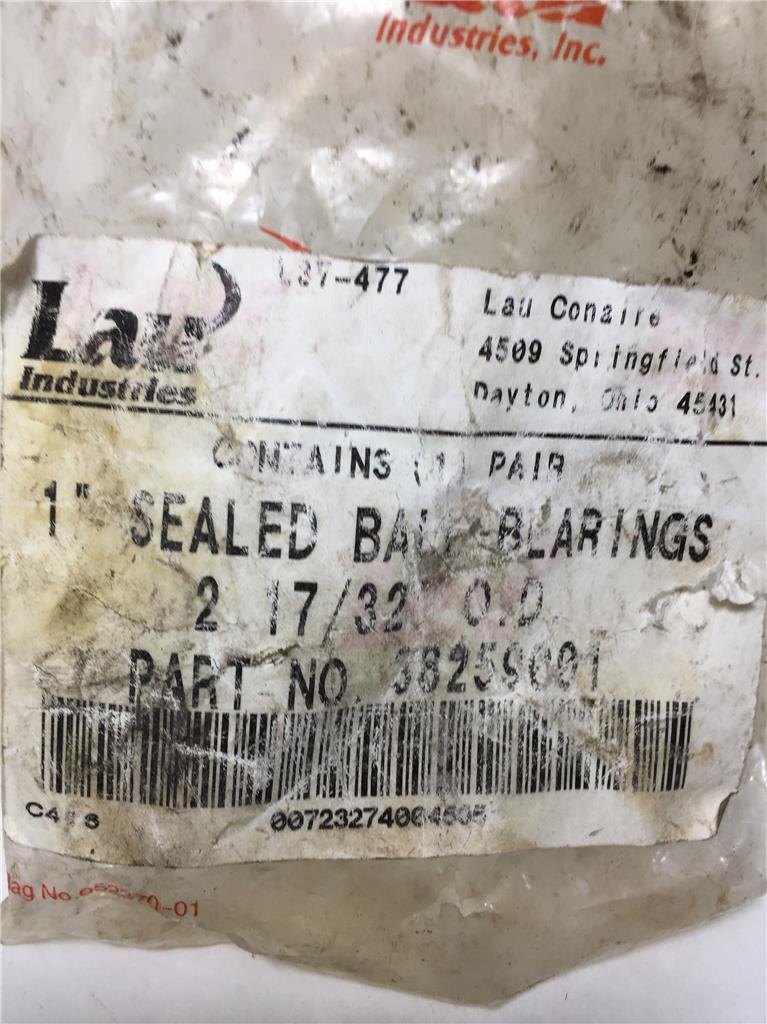 LAU 38259001 1′ Ball Bearings 2-17/32″