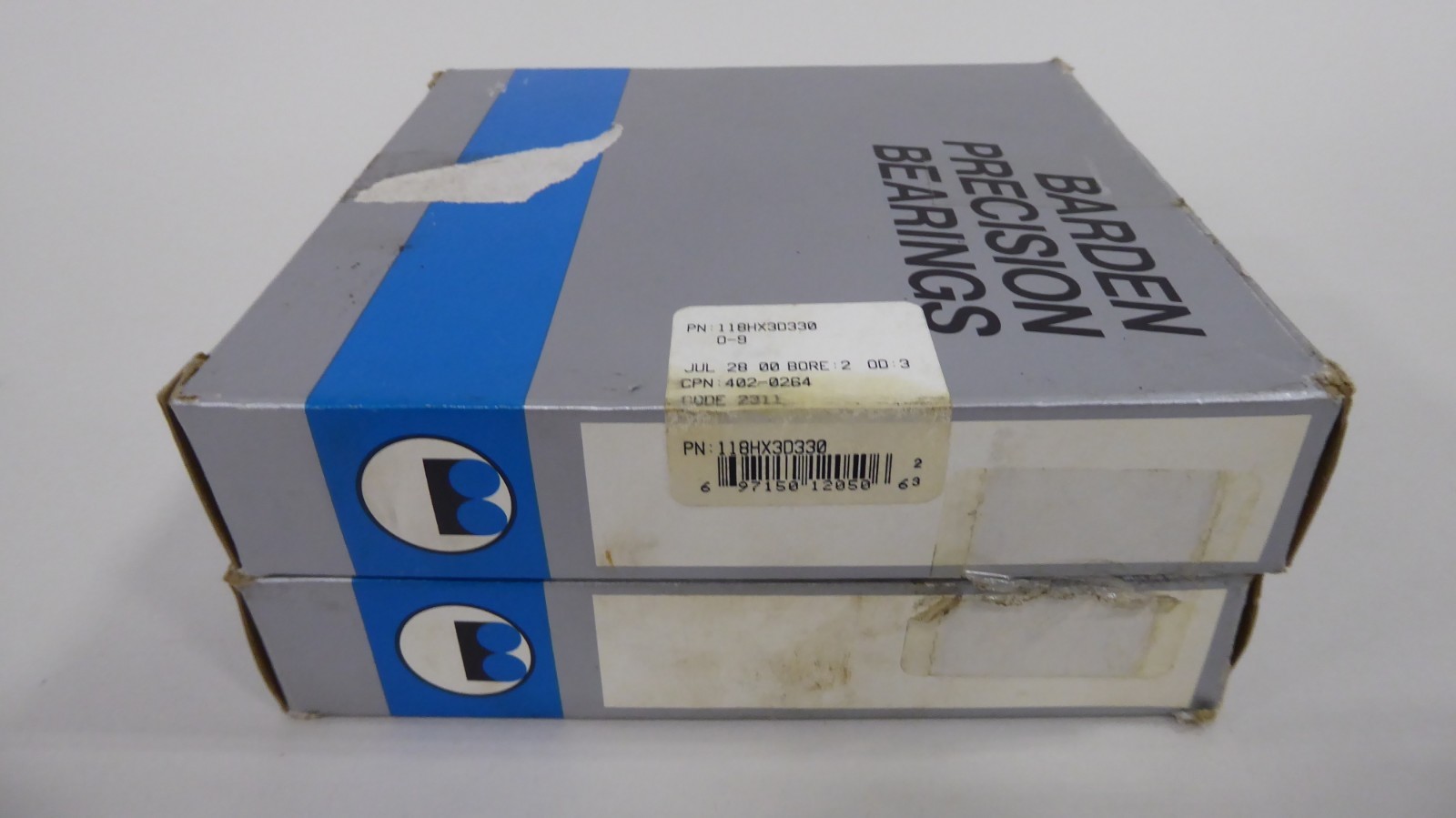 Barden 118HX3D330 Super Precision Bearing Set Angular Contact