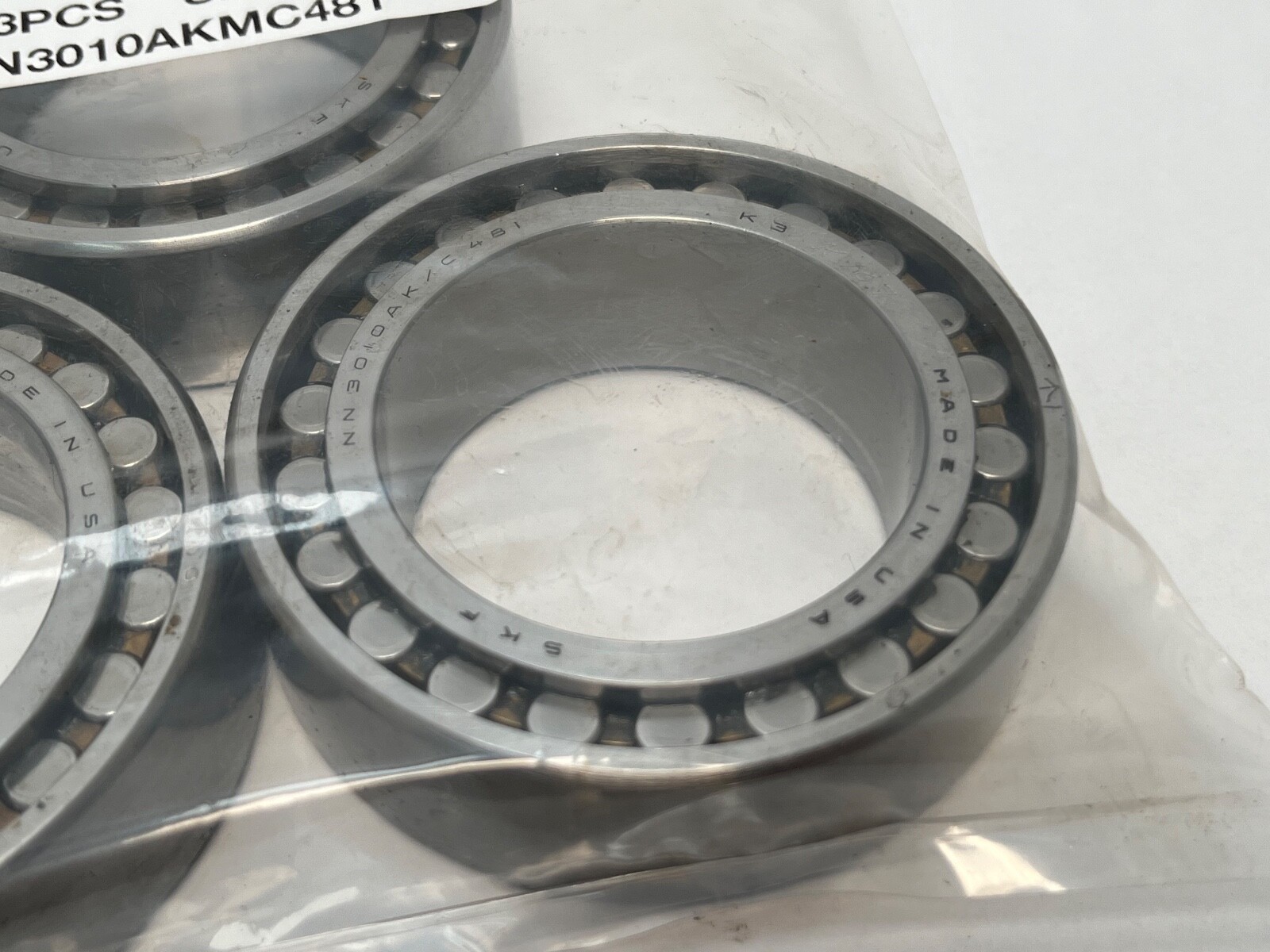 SKF NN-3010-AKMC/C481 Bearing 50x80x23 mm NN3010 NN-3010-A-K-M-P5 C481 USA 3 Pcs
