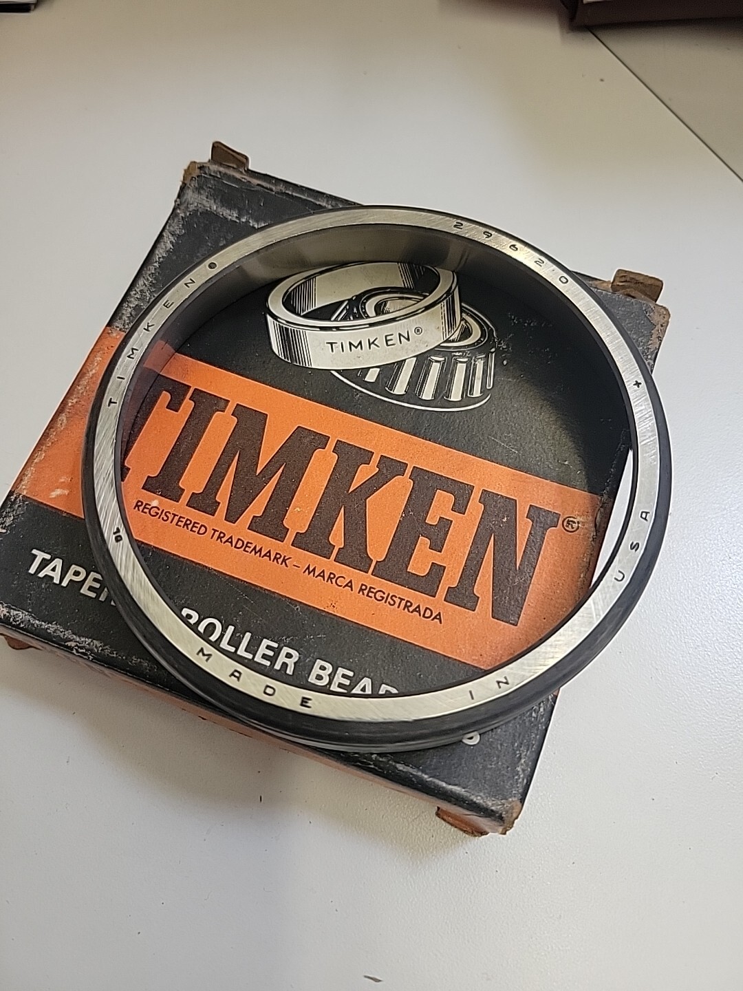 TIMKEN 29620 Taper Roller Bearing Cup / Race 4-7/16″ OD 3/4″ W USA