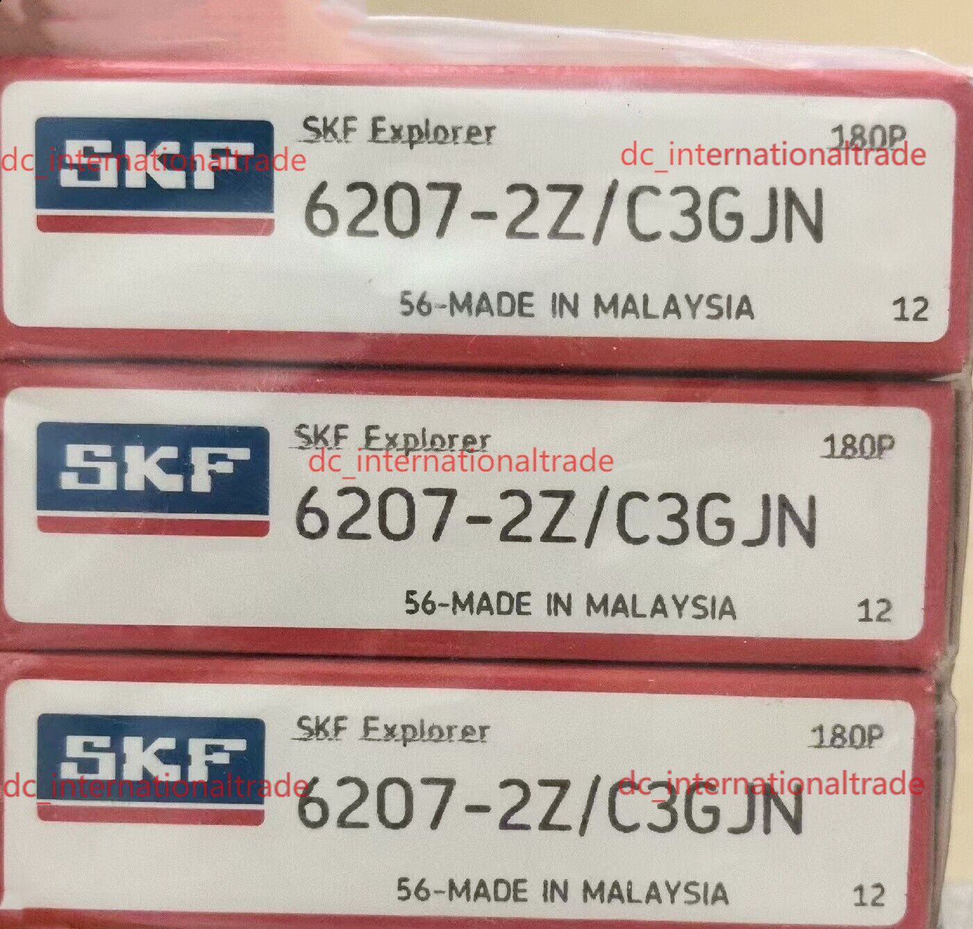 NEW SKF 6207-2Z/C3GJN single row deep groove ball bearing 1PCS #NN