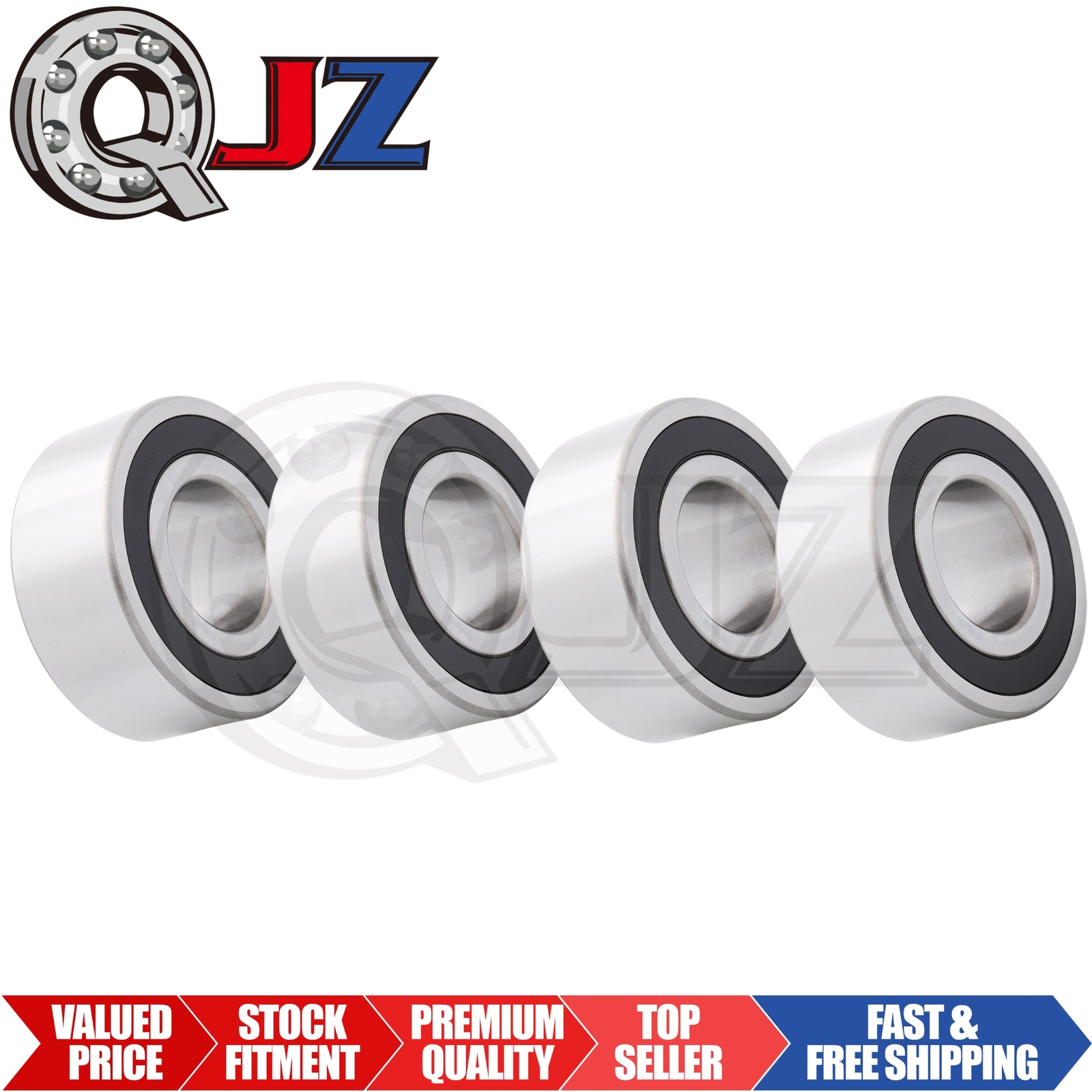 [Qty.4] 5311-2RS Angular Contact Ball Bearing [55mm Bore x 120mm OD x 49.2mm W]