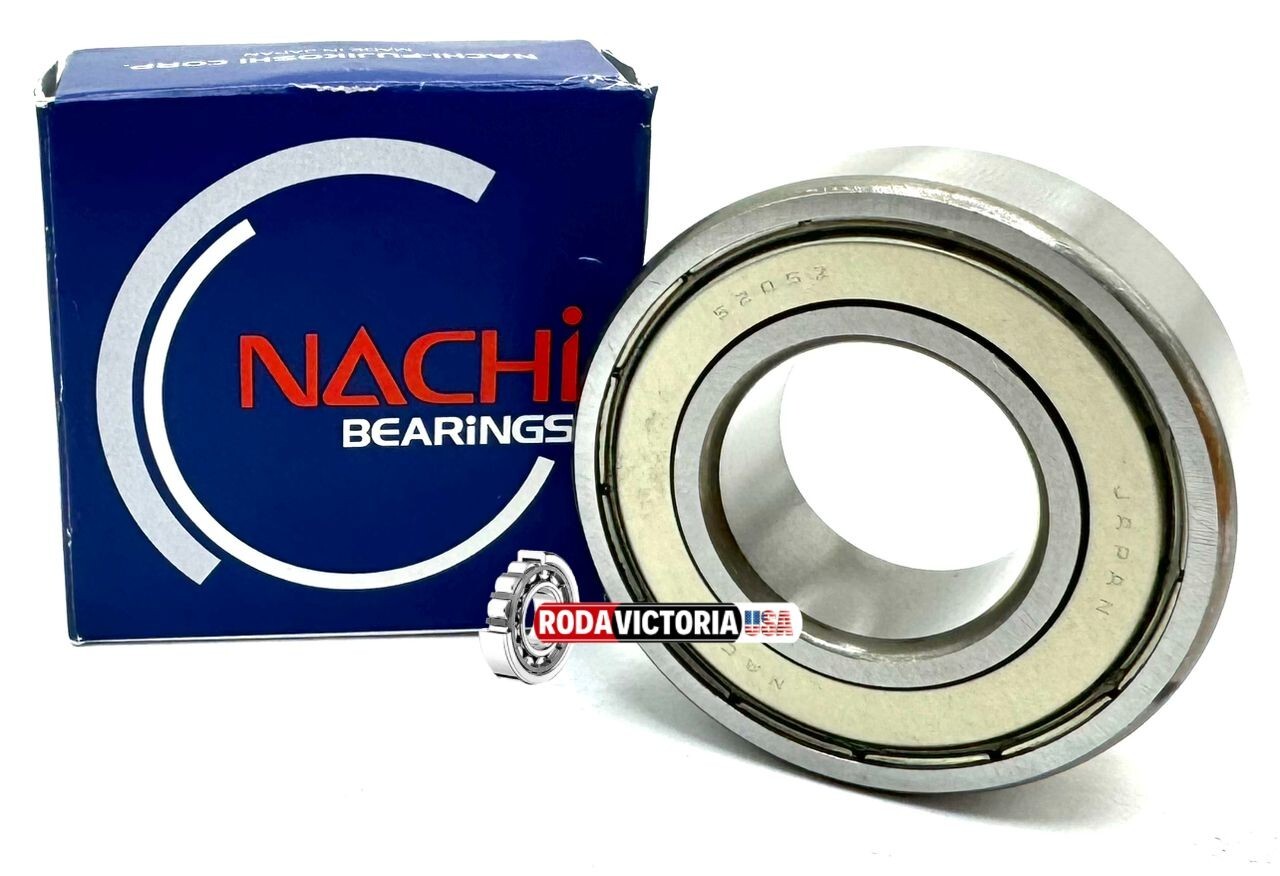 Nachi 5205ZZ Double Row Shielded Angular Contact Bearing 5205-ZZ 25x52mm x 13/16