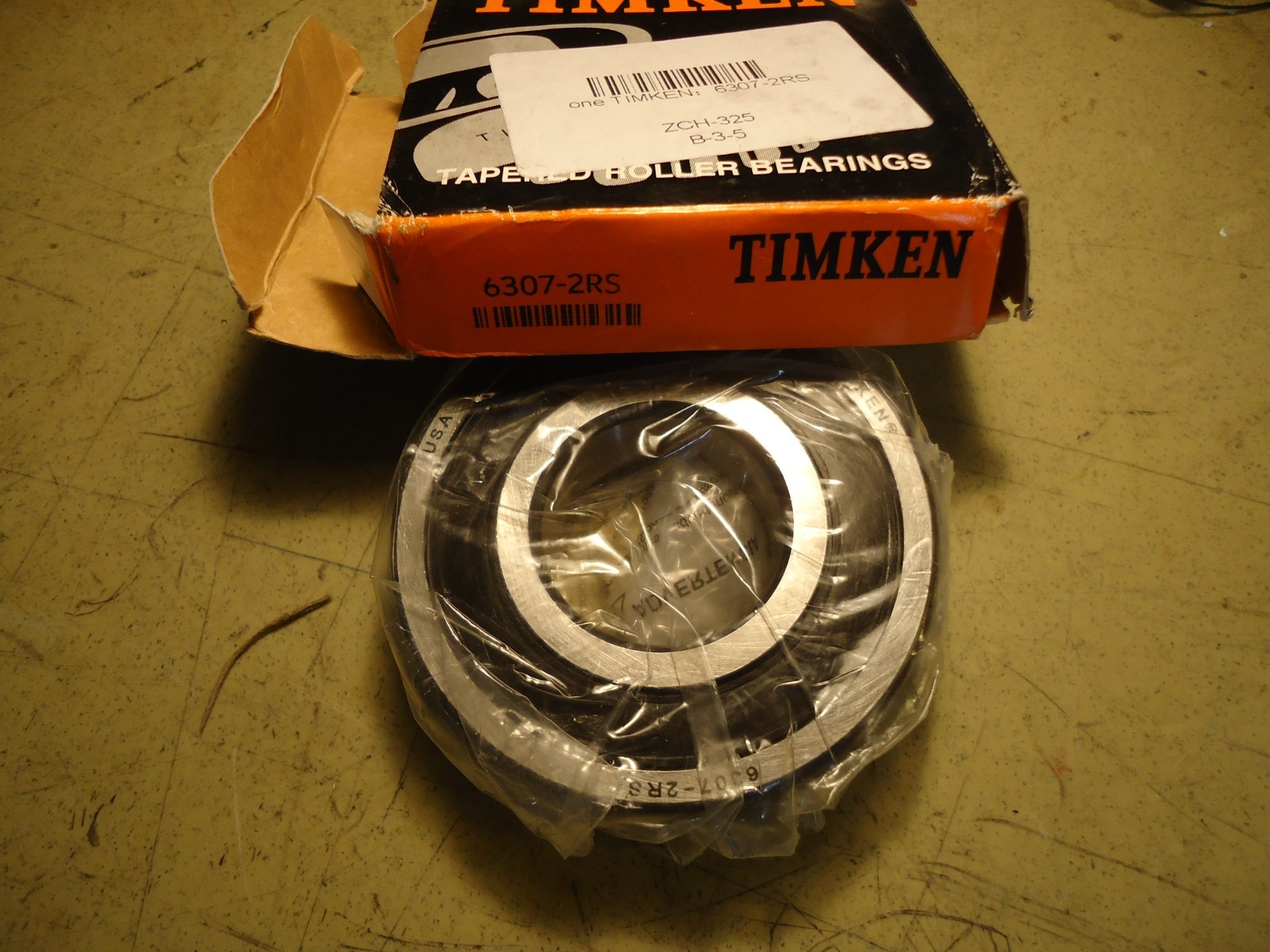 TIMKEN 6307-2RS C3 35X80X21MM Double Rubber Seal Ball Bearings 6307RS