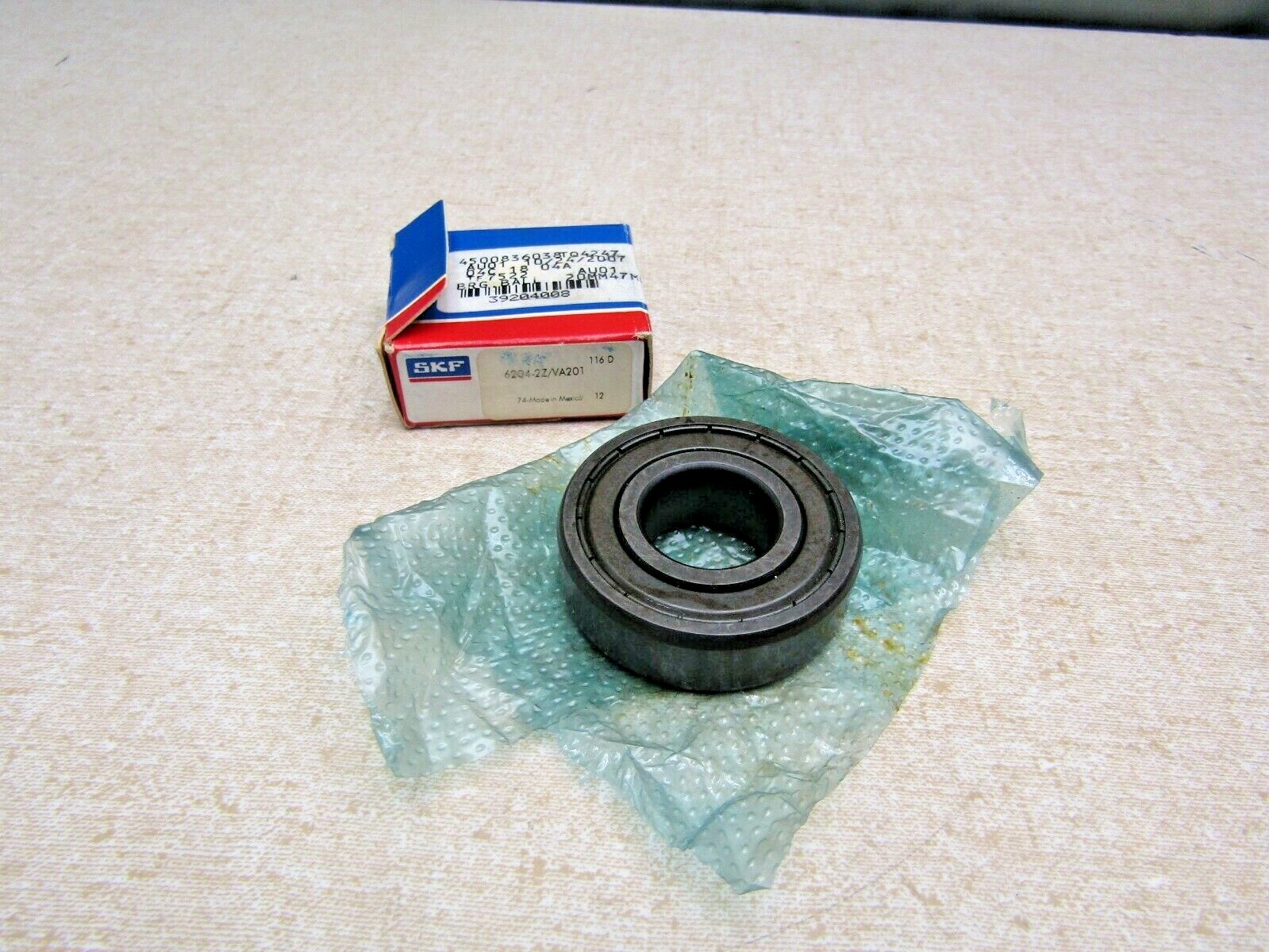 SKF 6204-2Z/VA201 20mm X 47mm X 14mm High Temp Corrosion Resistant Bearing