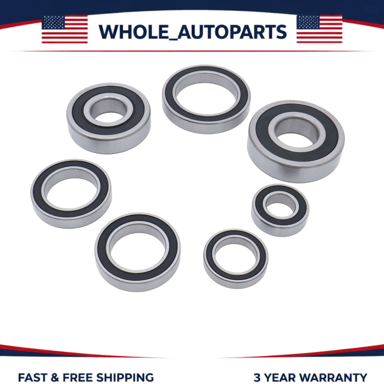 11Pcs HF35 Transmission Set of Bearings Fit Ford C-MAX Fusion Lincoln Hybrid
