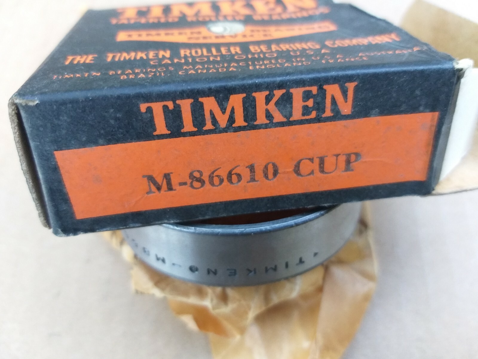 TWO Timken HM88610 Differential Bearing Cups / Races Ford CODW-4628-A