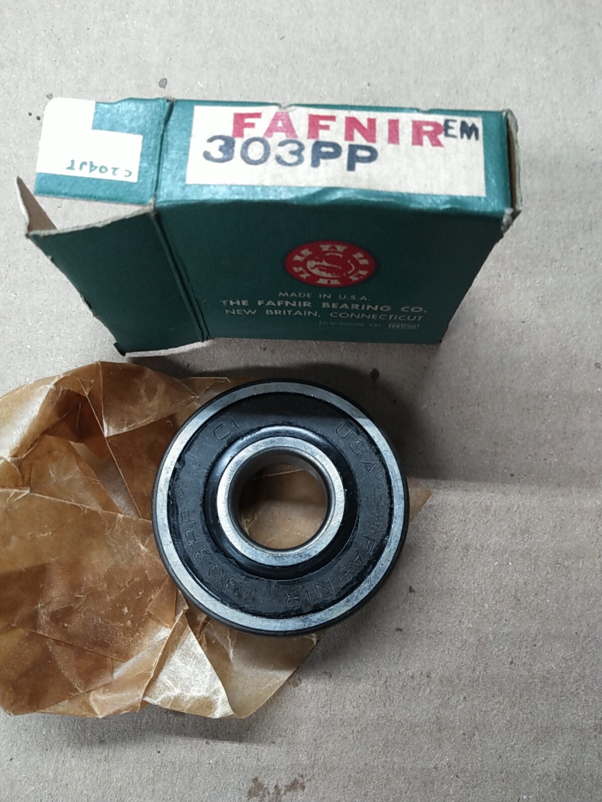 Fafnir 303PP Deep Groove Ball Bearing 17mm x 47mm x 11mm Double-seals