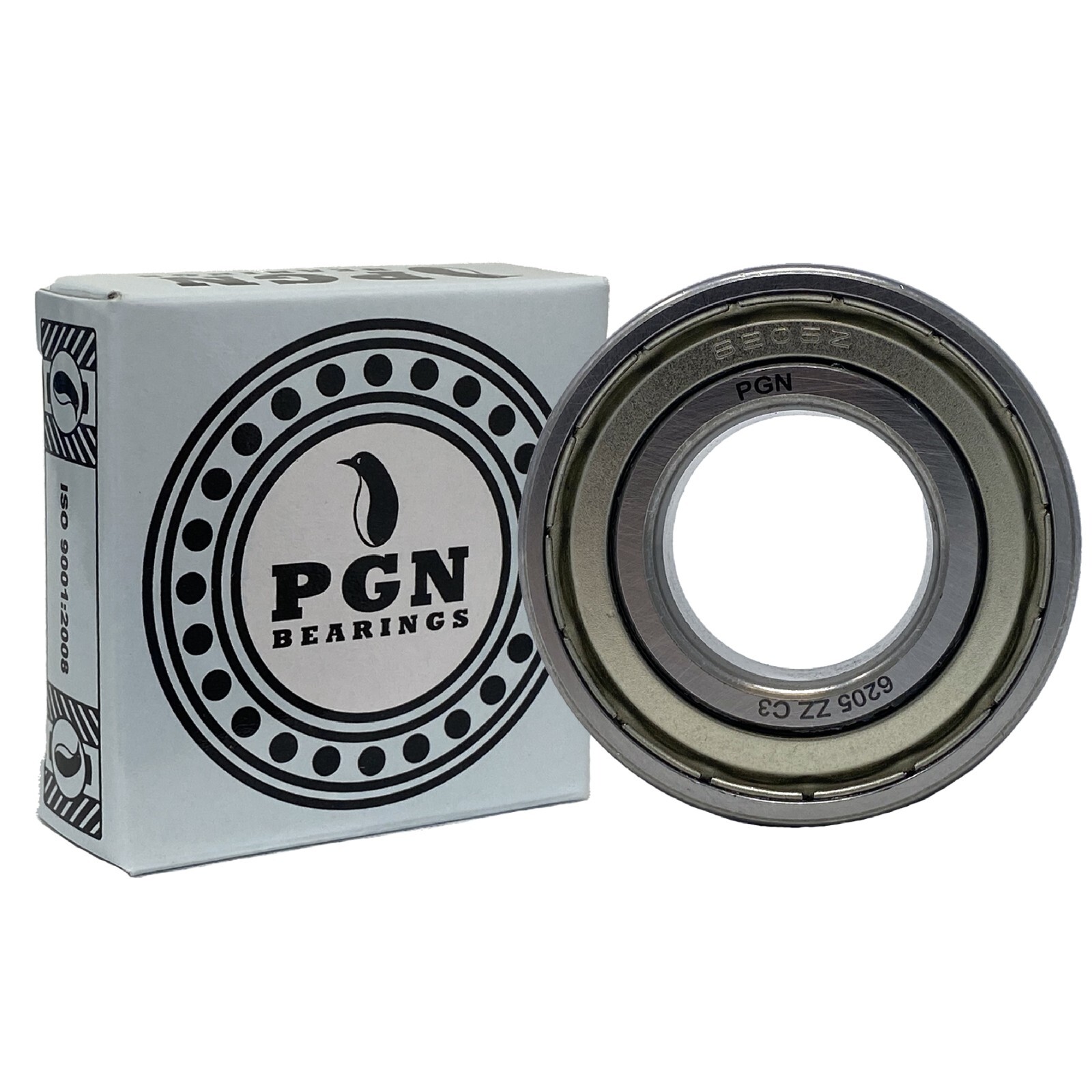 (50 Pack) 6205-ZZ Chrome Steel Sealed Ball Bearing – 25x52x15mm – Metal Shield