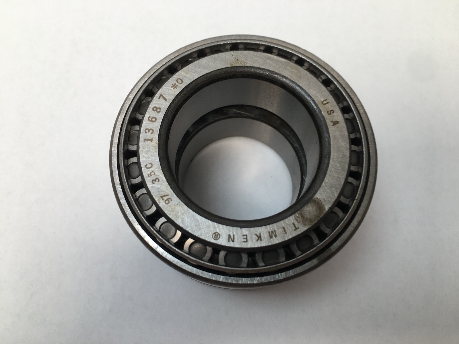 Timken 13687-90017 Double Taper Bearing Cone & Cup 1-1/2″ ID 2-23/32″ OD USA