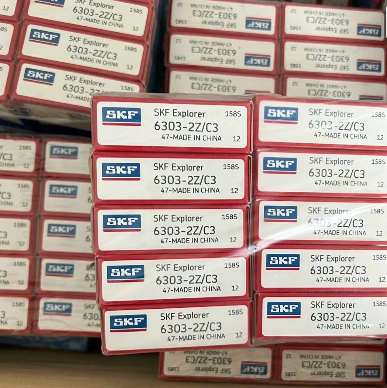 NEW SKF 6303-2Z/C3 Deep Groove Ball Bearing 1PCS #DC