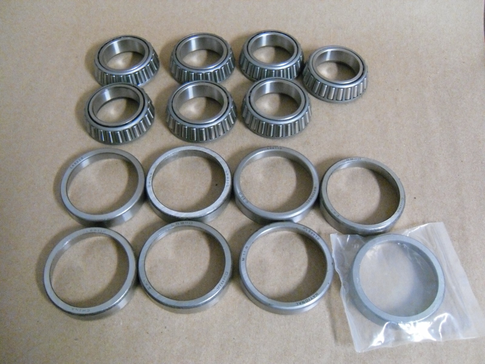 (Qty 7) L68149/L68110 TAPERED ROLLER BEARING SET