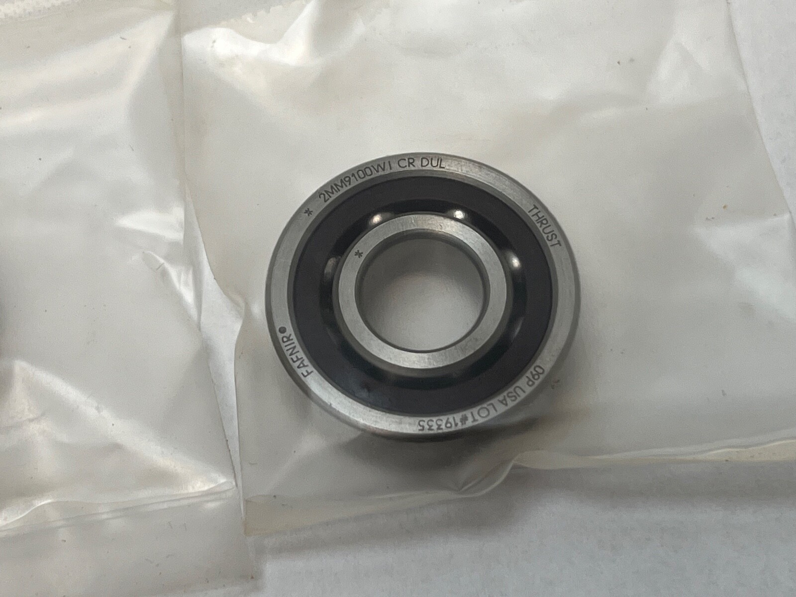 Fafnir 2MM9100WI-DUL Bearing 10x16x8 mm 7000-C 2MM-9100-WI-CR-DUL USA 2 Pcs