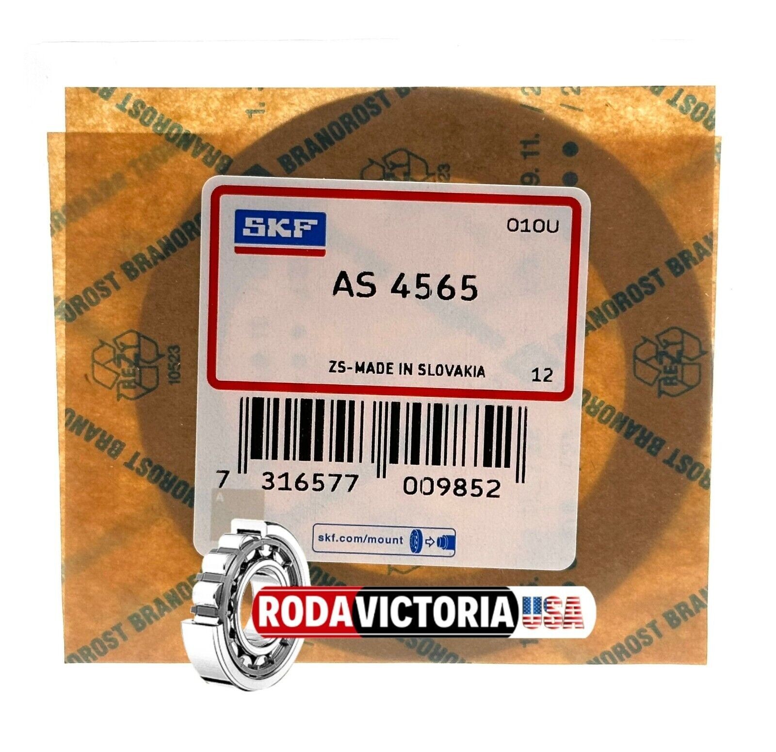 SKF AS4565 WASHER FOR NEEDLE ROLLER THRUST BEARING 45 x 65 x 1mm