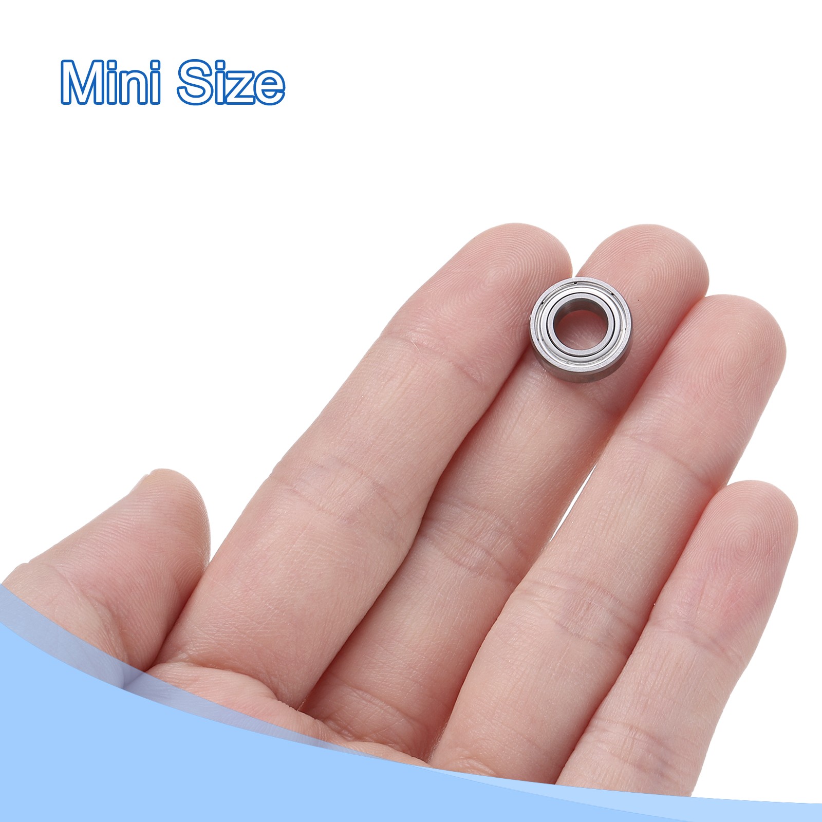 10pcs MR126ZZ Bearings 6x12x4mm Chrome Steel Mini Bearing Double Shielded, ABEC5