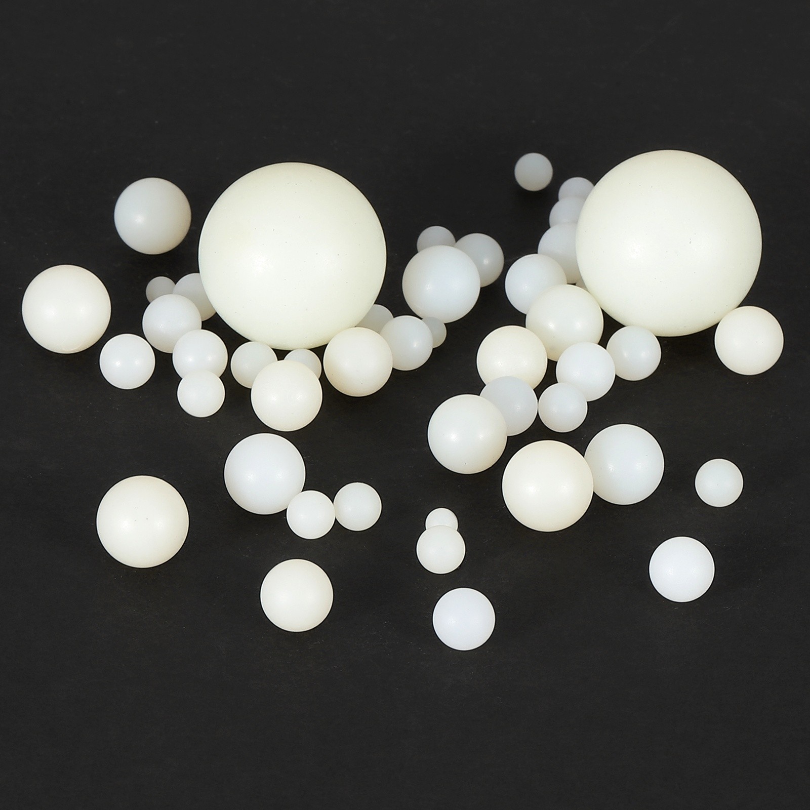 100Pcs 7mm G2 Precision Nylon Bearing Balls White Polishing Solid Ball