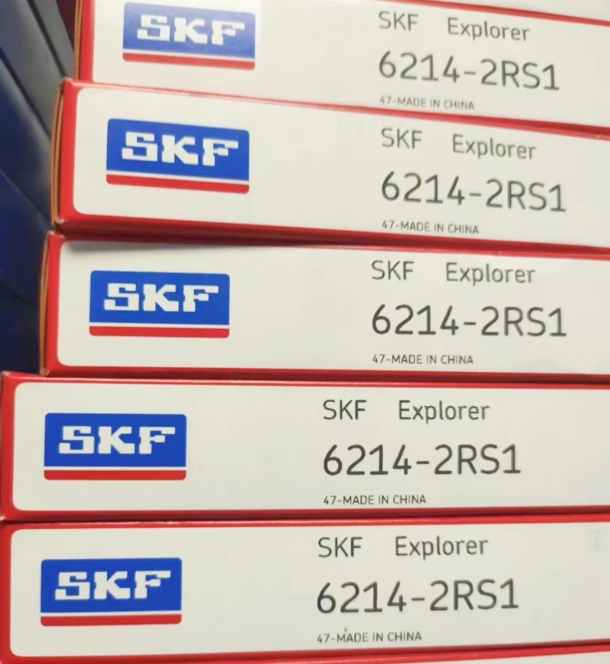 NEW SKF 6214-2RS1 Deep Groove Ball Bearing 1PCS #NN