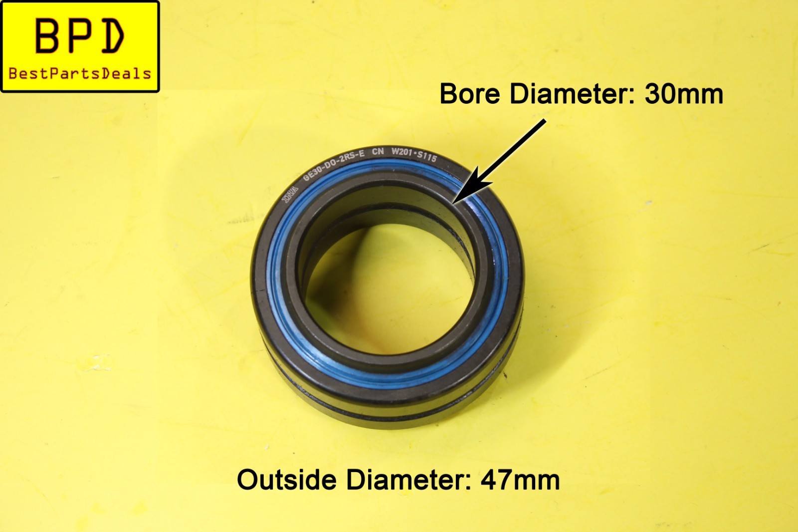 INA Metric 30x47x22 mm Spherical Joint Plain Sealed Bearing GE30-DO-2RS-E