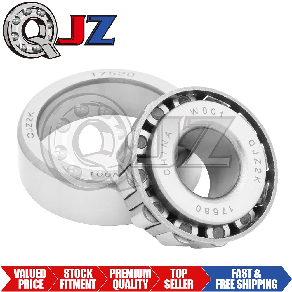 [1-Pack] 17580-17520 Tapered Roller Bearing 5/8″ x 1.6875″ x 0.6563″ (IDxODxW)