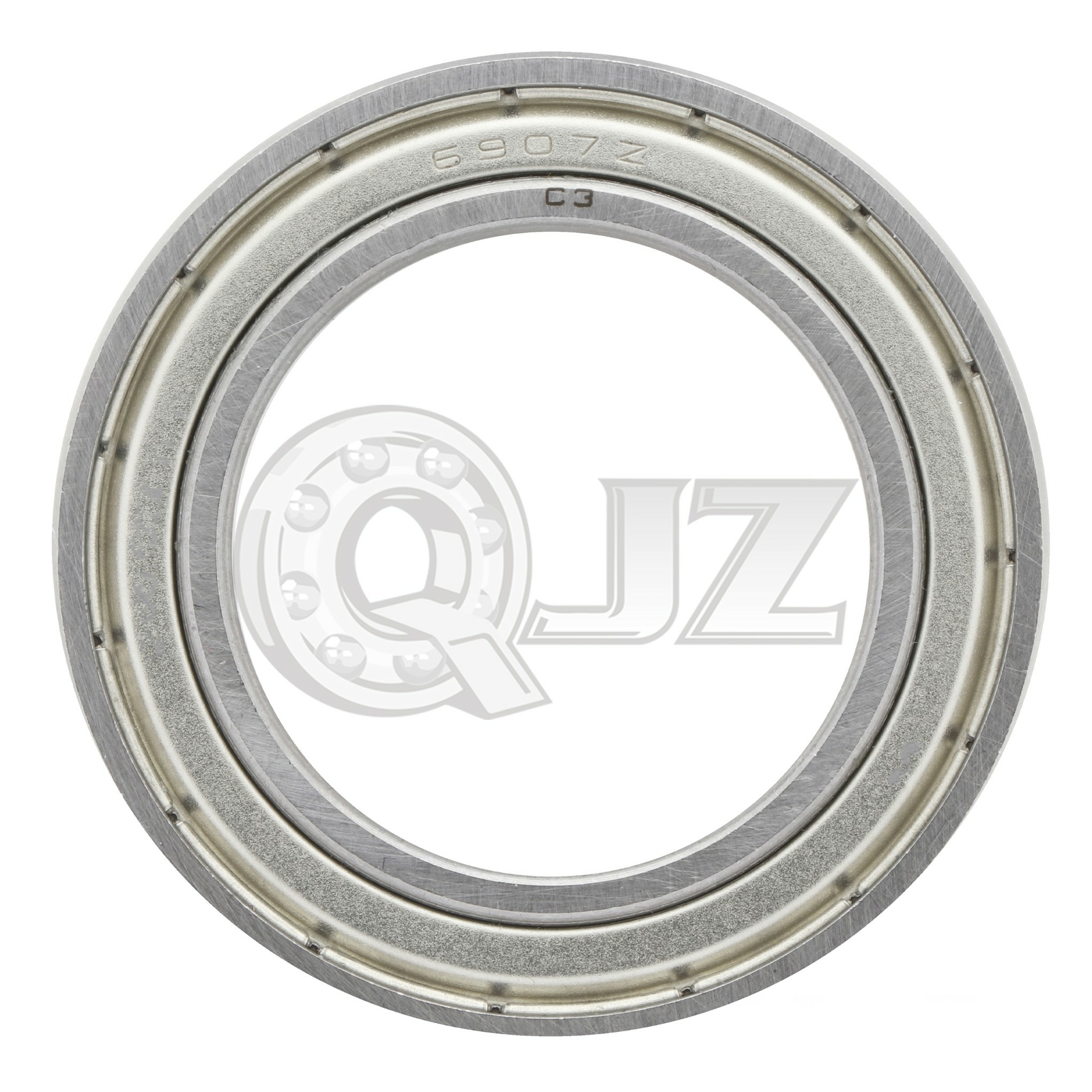 [4-Pack] 6907-ZZ Radial/Deep Groove Ball Bearing 35mm x 55mm x 10mm Metal Shield