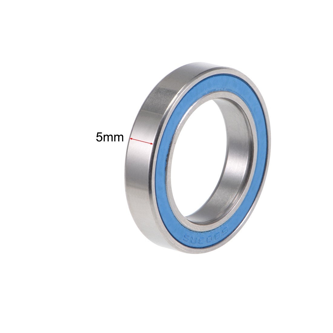 6803-2RS Bearings Steel 17x26x5mm for Industrial Equipment Steel 2Pcs