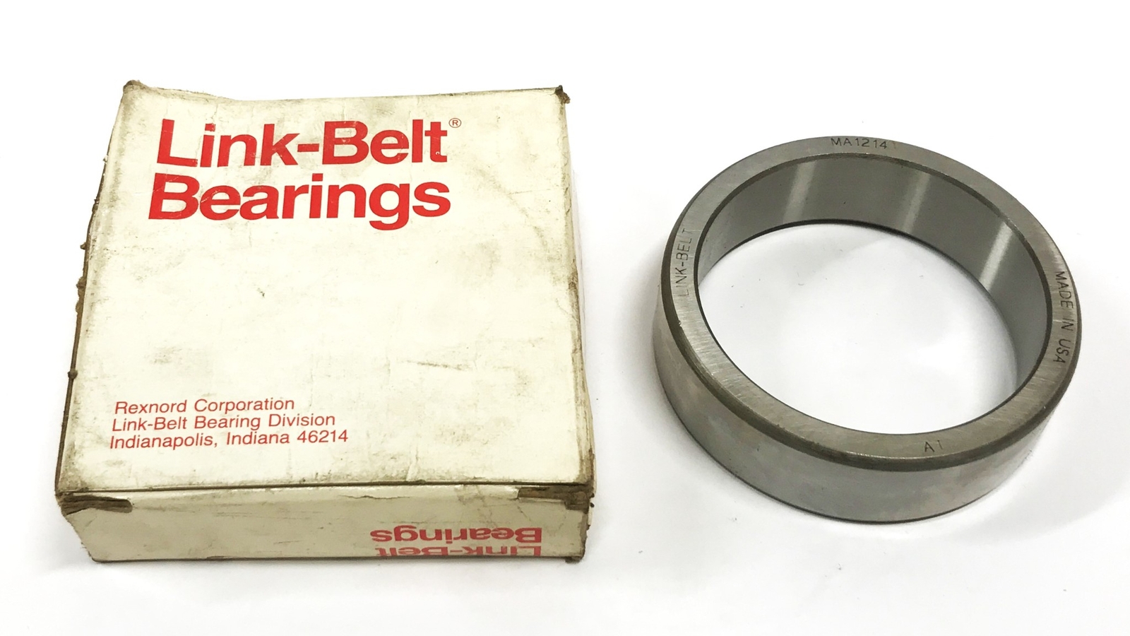Link-Belt Cylindrical Roller Bearing Inner Ring MA1214 NOS