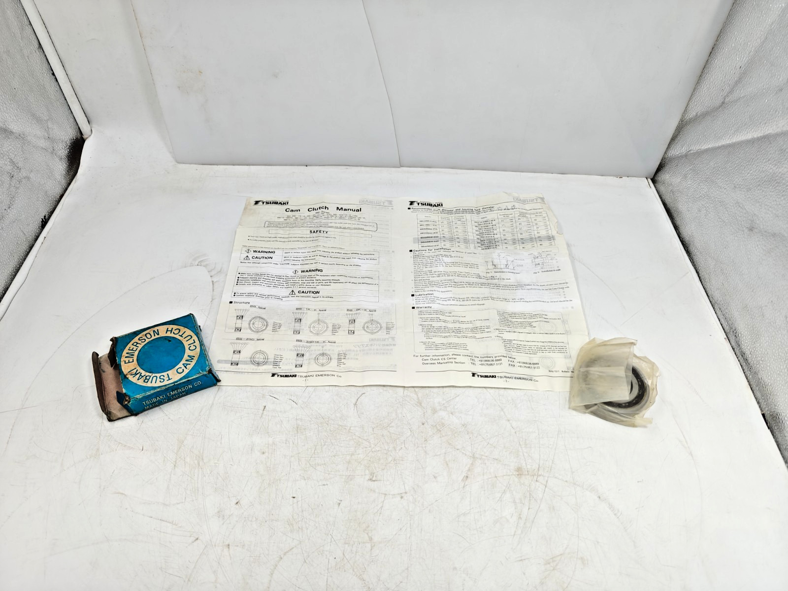 Tsubaki BB35-1K-K Cam Clutch Bearing 6207 One-Way Bearing 35x72x17mm
