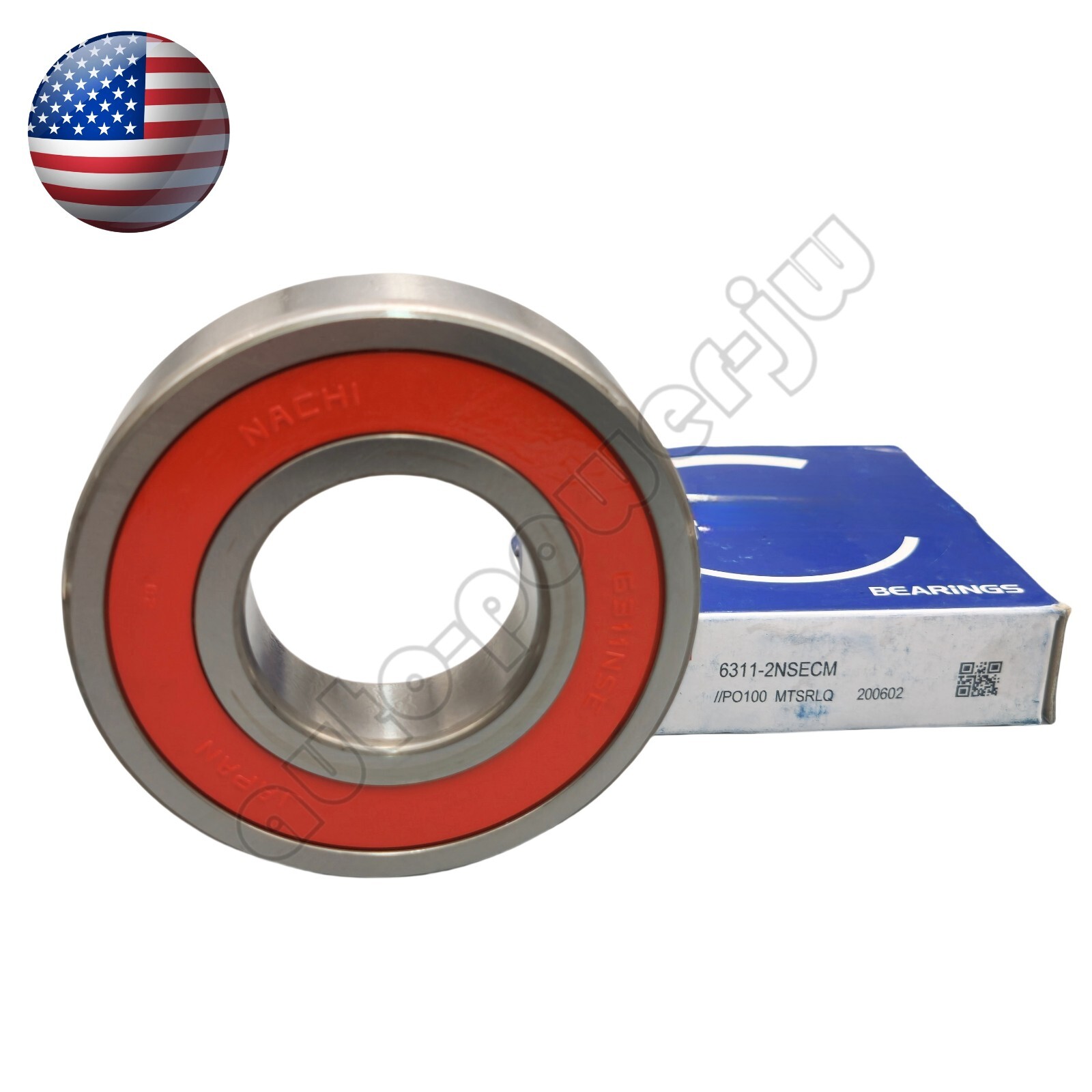 For NACHI 6311 2NSE C3 DEEP GROOVE BALL BEARING, RUBBER SEALED 55x120x29mm