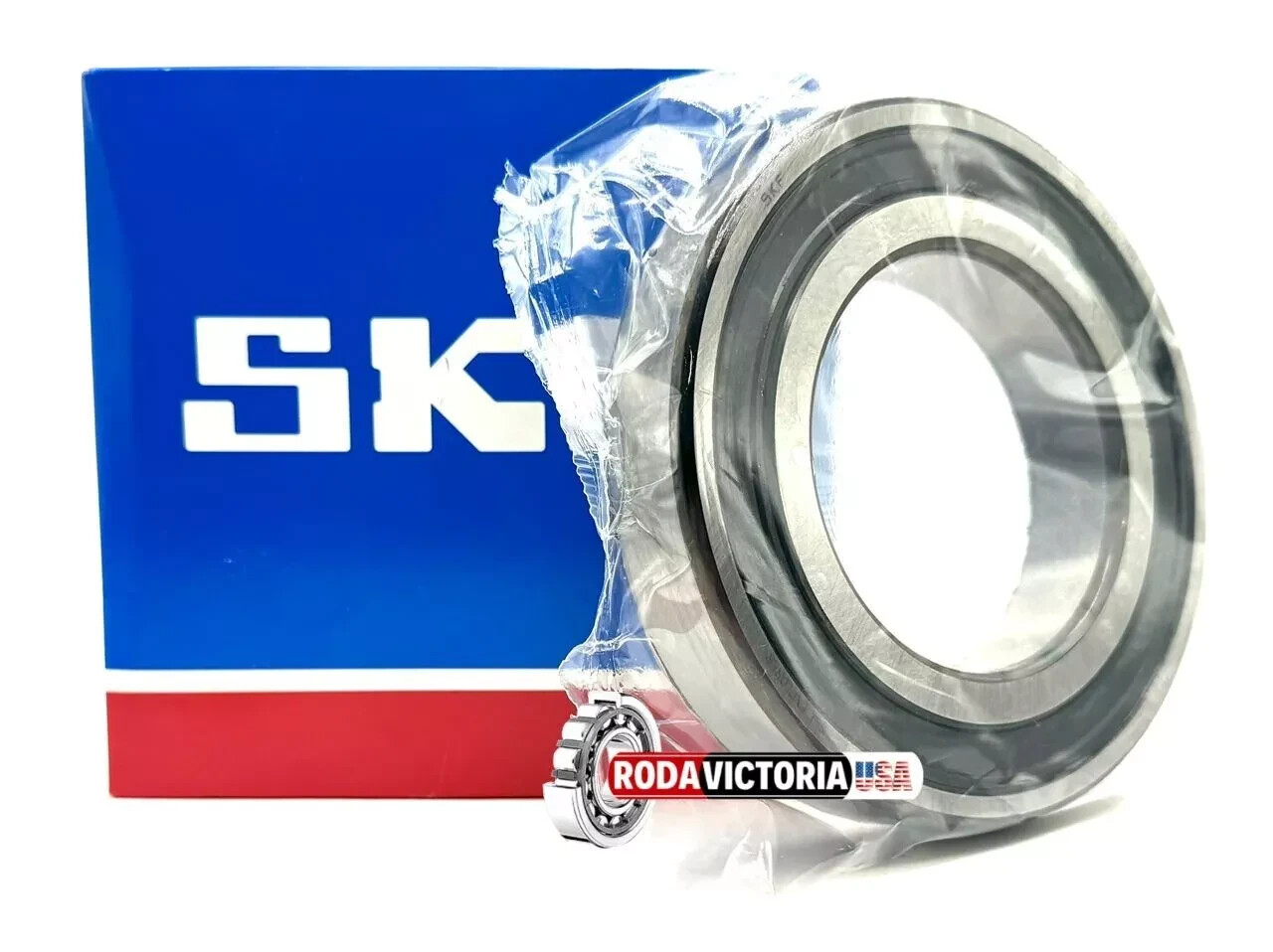 SKF 6216 2RS1 C3 DEEP GROOVE BALL BEARING, RUBBER SEALED 80x140x26 mm
