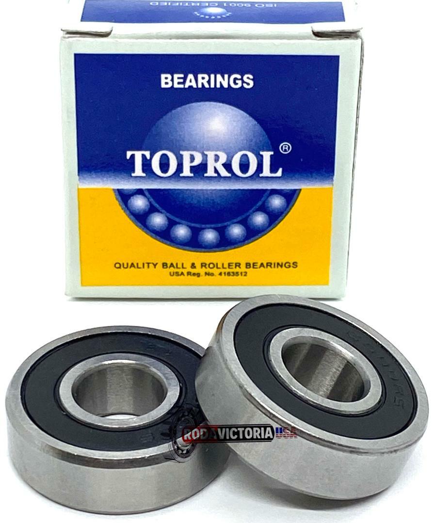 QTY (2) 6000-2RS High Quality Two Side Rubber Seal Ball Bearing 10x26x8 6000 2RS