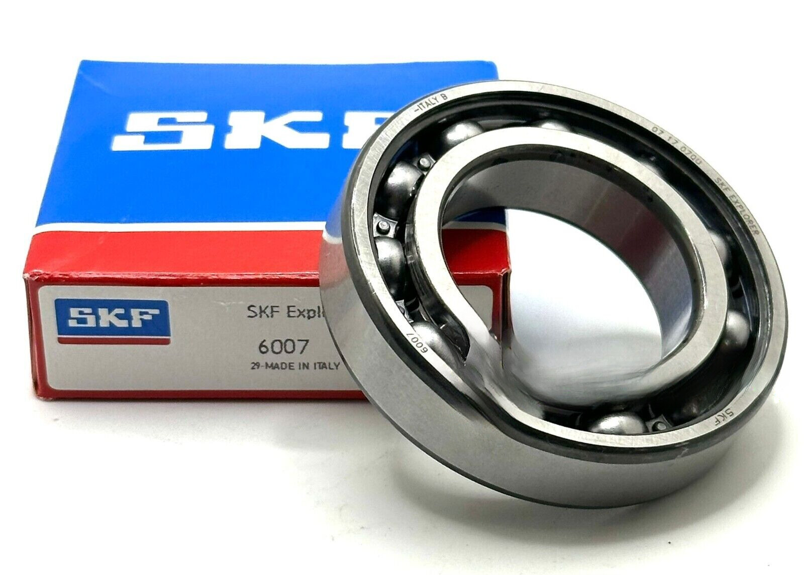 NEW SKF 6007 DEEP GROOVE BALL BEARING, OPEN, NO SEALS 35x62x14