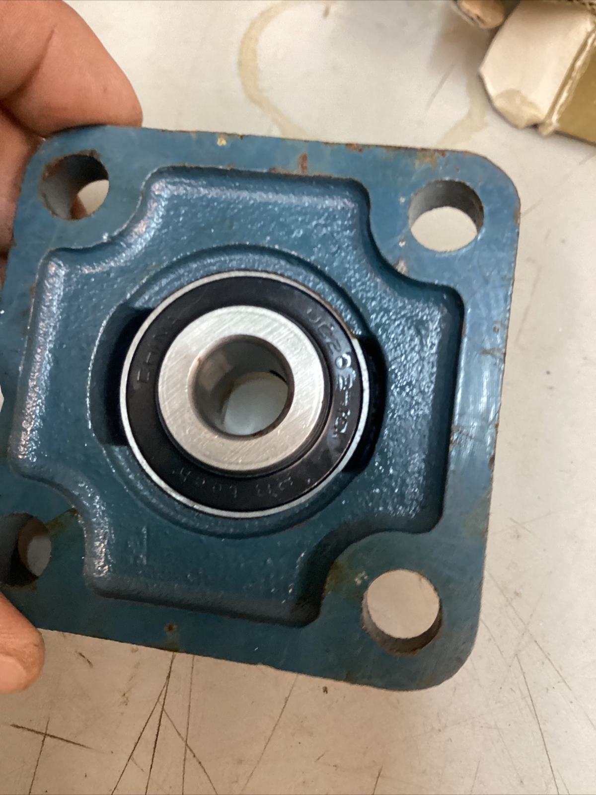 RB Tech 4 Hole Flange Bearing #UC202-10, Flange F202