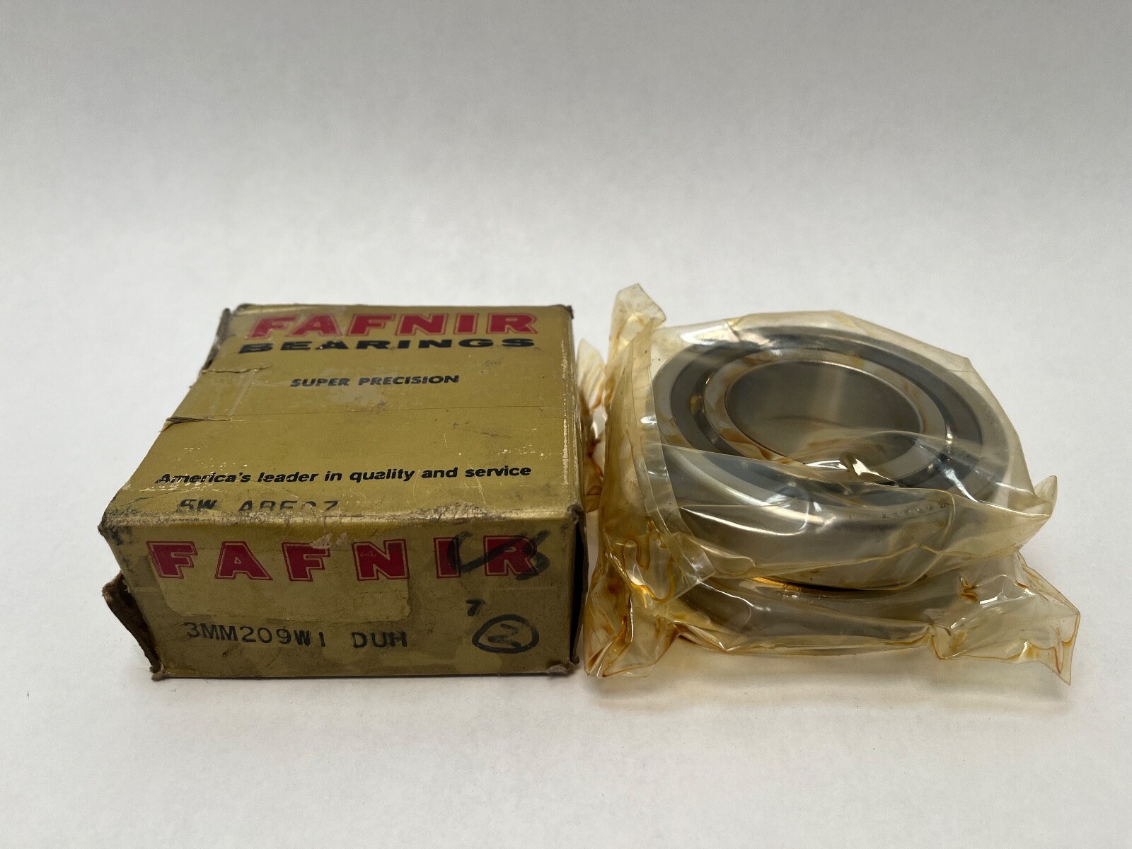 Fafnir 3MM209WI-DUH Bearing 45x85x19 mm 7209-A 3MM-209-WI-DUH USA 2 Pcs