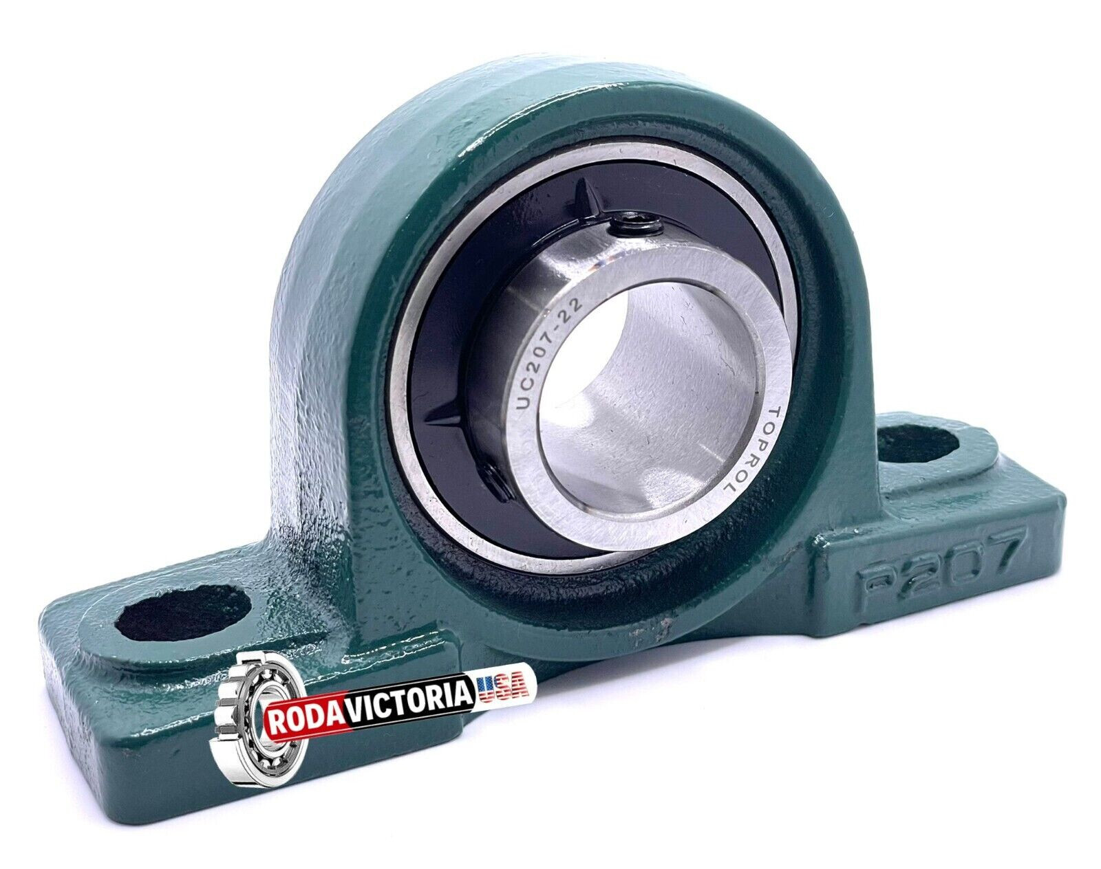 1 3/8″ Mounted Bearing UCP207-22 Iron Pillow Block Ball Bearings 1.375″inch TOPR