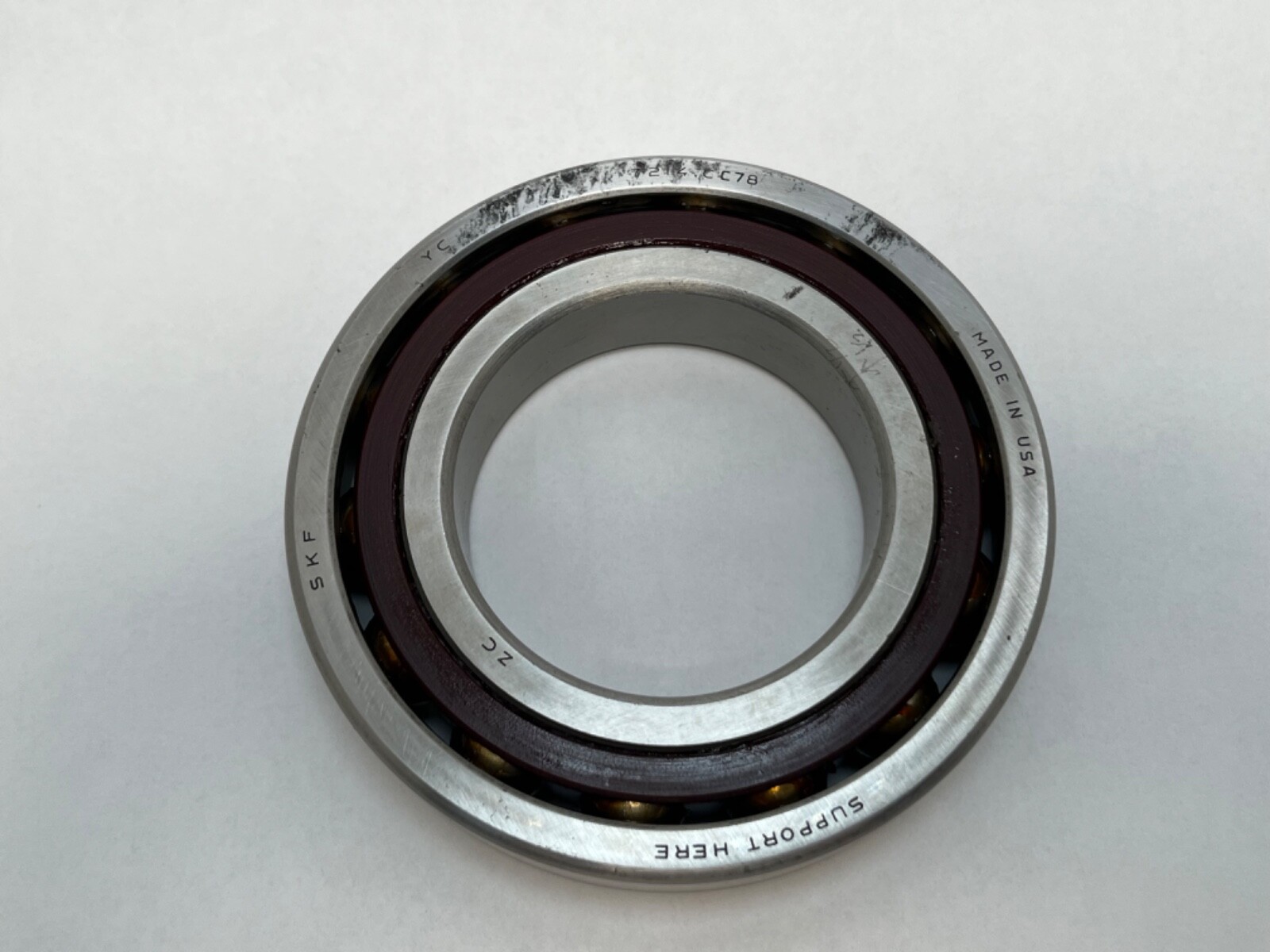 SKF 7214CTCC78 Angular Contact Bearing 70x125x24 mm 7214C 7214-CTC-C78 USA